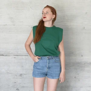 Top sans manches JEANNE Vert