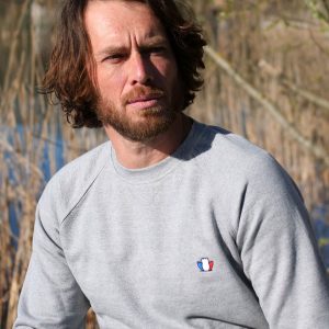 Sweat unisexe Le Chiller gris